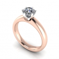 Sampaio diamond solitaire engagement ring