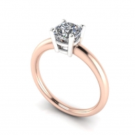 Soulmate solitaire diamond engagement ring