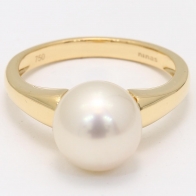 Mahina white South Sea pearl ring