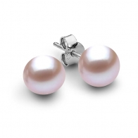 Charisma Pink Freshwater Pearl Stud Earrings