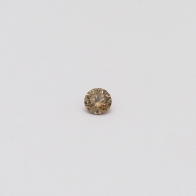 0.05 Carat round cut champagne diamond