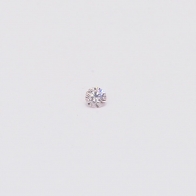 0.03 Carat round cut 6-7P Argyle pink diamond