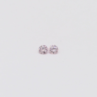 0.04 Total carat pair of 6-7P/PP Argyle pink diamonds