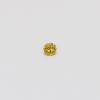 0.04 Carat round cut yellow diamond