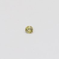 0.05 Carat round cut green diamond