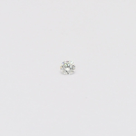 0.02 Carat round cut white diamond