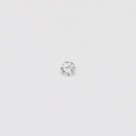 0.03 Carat round cut white diamond