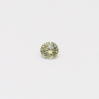 0.11 Carat Round Cut Fancy Green Diamond