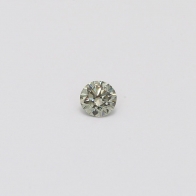 0.12 Carat round cut green diamond