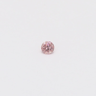 0.05 Carat round cut 5PR Argyle pink diamond