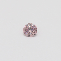 0.24 Carat round cut 7P certified Argyle pink diamond