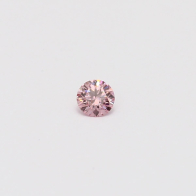 0.13 Carat round cut 5P certified Argyle pink diamond