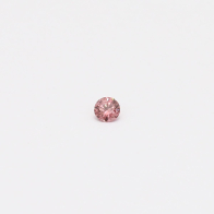 0.03 Carat round cut 2P Argyle pink diamond