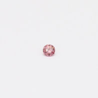 0.04 Carat round cut 2P Argyle pink diamond