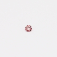 0.03 Carat round cut 3P/PR Argyle pink diamond