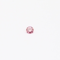 0.03 Carat round cut 2P Argyle pink diamond