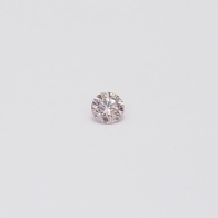 0.07 Carat round cut 6PR Argyle pink diamond