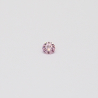 0.04 Carat round cut 6-7P/PP Argyle pink diamond