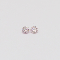 0.08 Total carat pair of Argyle pink diamonds