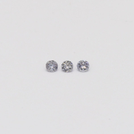 0.045 Total carat trio of BL2 Argyle blue diamonds