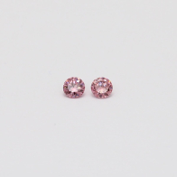 0.08 Total carat pair of 2P Argyle pink diamonds