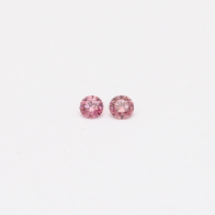 0.06 Total carat pair of 2P Argyle pink diamonds