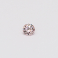 0.18 Carat round cut 7P certified Argyle pink diamond