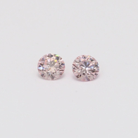 0.29 Total carat pair of certified Argyle pink diamonds