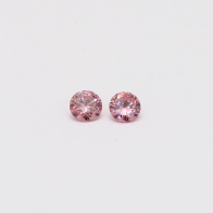 0.12 Total carat pair of 4P Argyle pink diamonds