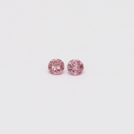 0.08 Total carat pair of 4P Argyle pink diamonds