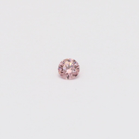 0.07 Carat round cut 5P/PP Argyle pink diamond