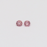 0.10 Total carat pair of 4P Argyle pink diamonds