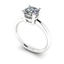 Soulmate solitaire diamond engagement ring