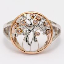 Tree Of Life Argyle Pink Diamond Boab Ring