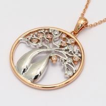 Tree of Life Argyle Pink Diamond Boab Pendant