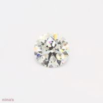 0.70 Carat round cut GIA certified white diamond