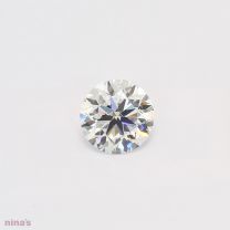 0.75 Carat round cut GIA certified white diamond