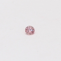 0.07 Carat round cut 5PR Argyle pink diamond