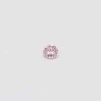 0.06 Carat round cut 6PR Argyle pink diamond