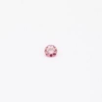 0.03 Carat round cut 2P Argyle pink diamond