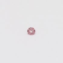 0.04 Carat round cut 4P Argyle pink diamond