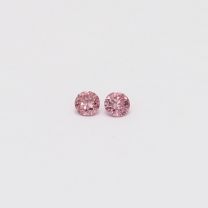 0.08 Total carat pair of 4P Argyle pink diamonds