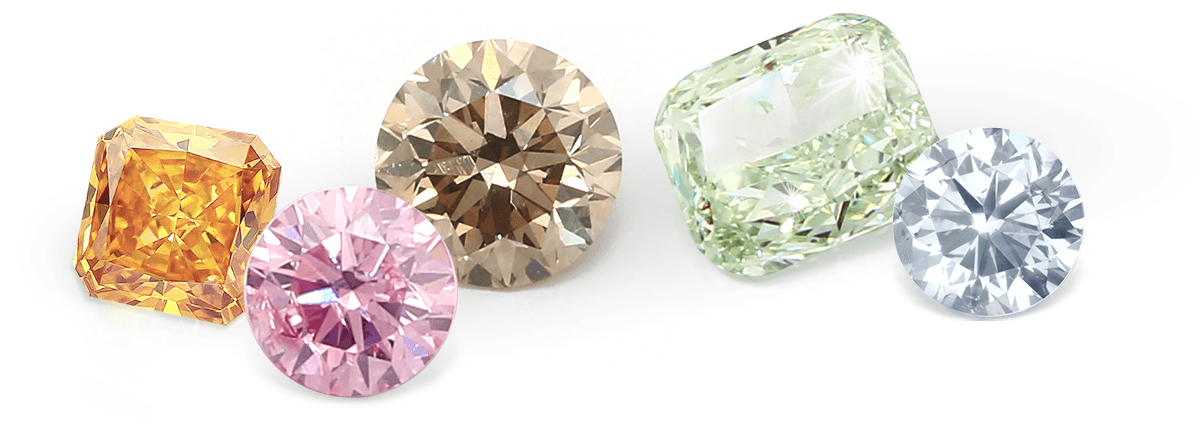 How to select coloured diamonds